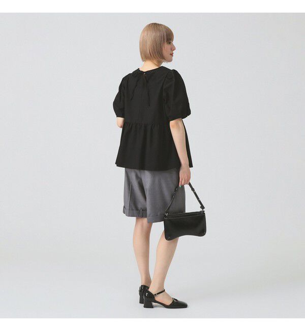 Ray BEAMS 「Ray BEAMS / ランタンスリーブ ギャザー ブラウス」|シャツ・ブラウス|