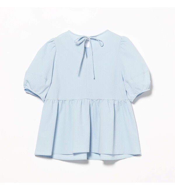 Ray BEAMS 「Ray BEAMS / ランタンスリーブ ギャザー ブラウス」|シャツ・ブラウス|