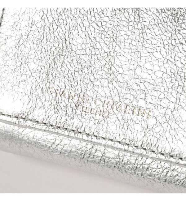 Demi-Luxe BEAMS 「GIANNI CHIARINI / メタリック コンパクトウォレット」|財布|