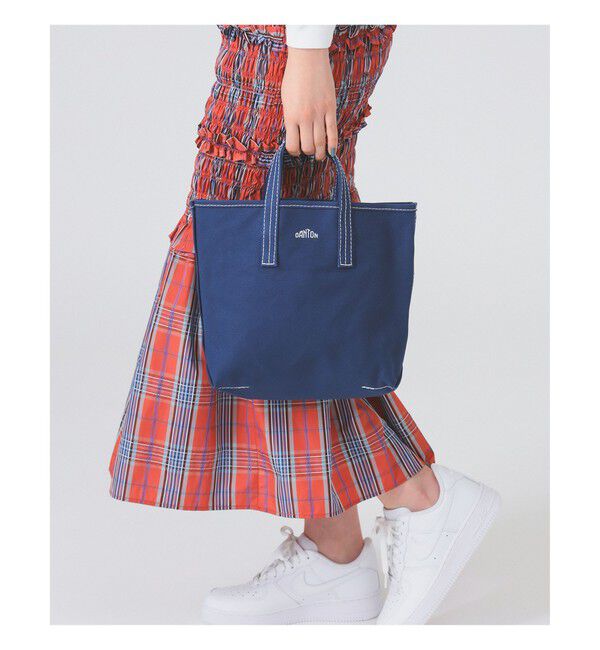 Ray BEAMS 「DANTON / COTTON CANVAS TOTE BAG〈VOSGES MOYEN〉」|トートバッグ|NAVY