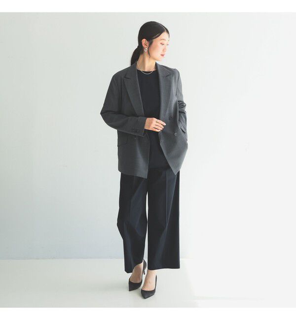Demi-Luxe BEAMS 「Oggi &times; Demi-Luxe BEAMS / ボクシー テーラードジャケット」|ダッフルコート|
