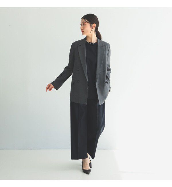Demi-Luxe BEAMS 「Oggi &times; Demi-Luxe BEAMS / ボクシー テーラードジャケット」|ダッフルコート|
