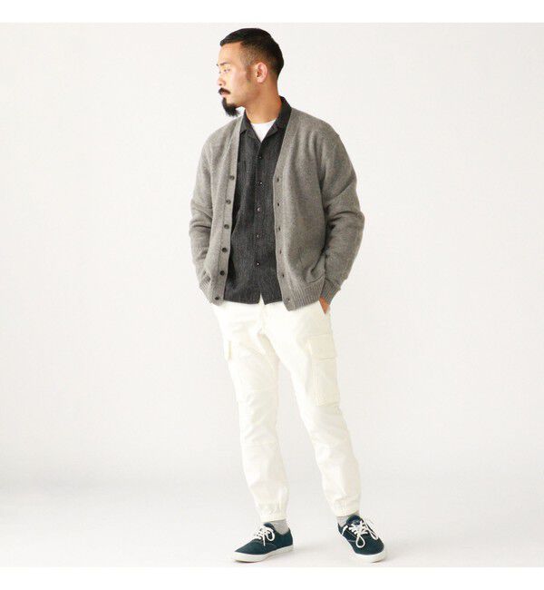 BEAMS PLUS「BEAMS PLUS / エルボーパッチ カーディガン」|ニット・セーター|