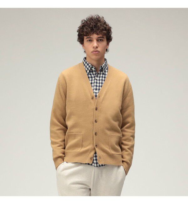BEAMS PLUS「BEAMS PLUS / エルボーパッチ カーディガン」|ニット・セーター|