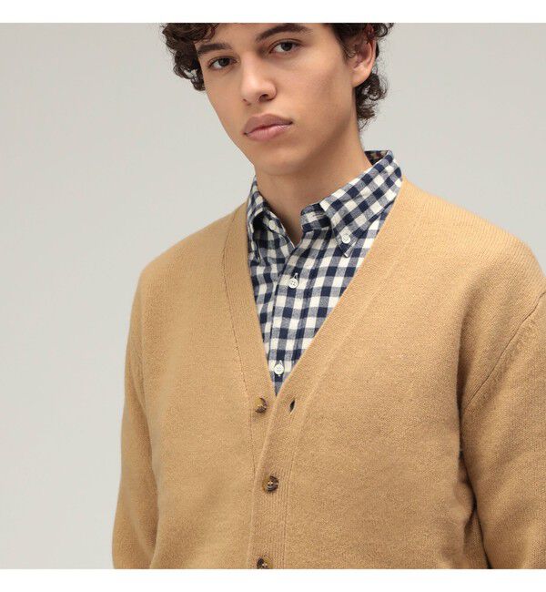 BEAMS PLUS「BEAMS PLUS / エルボーパッチ カーディガン」|ニット・セーター|