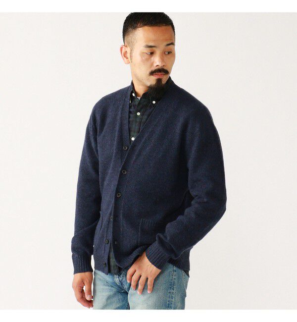 BEAMS PLUS「BEAMS PLUS / エルボーパッチ カーディガン」|ニット・セーター|