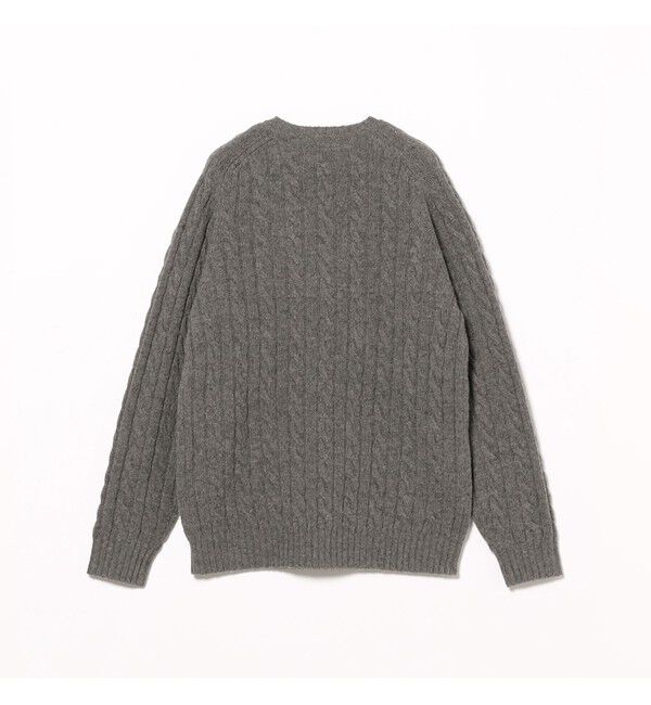BEAMS PLUS「5ゲージ ケーブル クルーネック」|ニット・セーター|