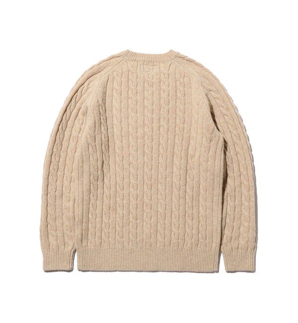 BEAMS PLUS「5ゲージ ケーブル クルーネック」|ニット・セーター|