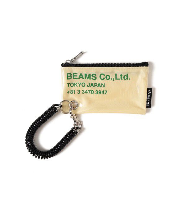 BEAMS「ポリウレタン ロゴ ポーチ XS」|ポーチ|