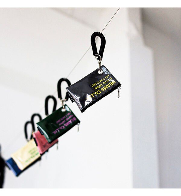 BEAMS「ポリウレタン ロゴ ポーチ XS」|ポーチ|CHARCOAL.G