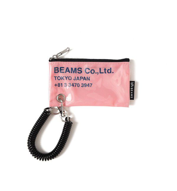 BEAMS「ポリウレタン ロゴ ポーチ XS」|ポーチ|