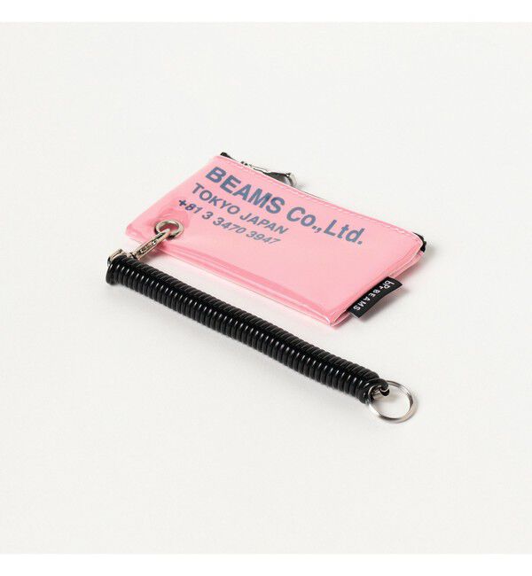 BEAMS「ポリウレタン ロゴ ポーチ XS」|ポーチ|