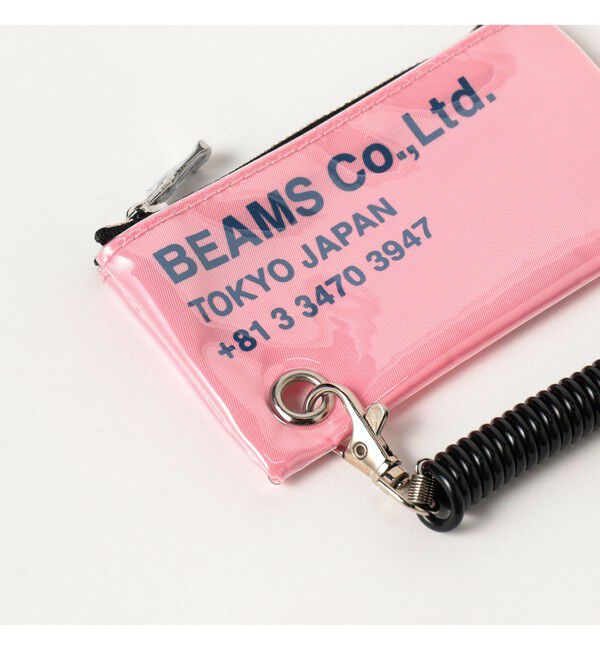 BEAMS「ポリウレタン ロゴ ポーチ XS」|ポーチ|