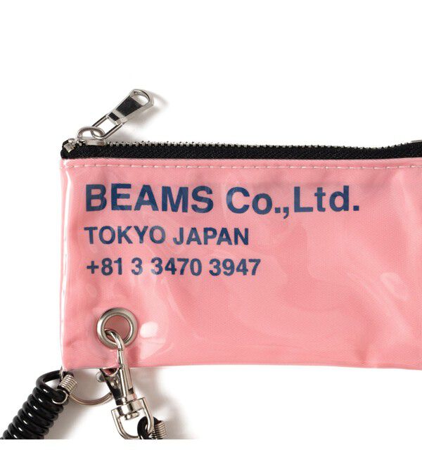 BEAMS「ポリウレタン ロゴ ポーチ XS」|ポーチ|