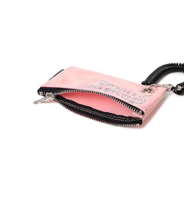 BEAMS「ポリウレタン ロゴ ポーチ XS」|ポーチ|