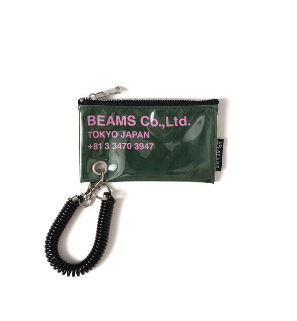 BEAMS「ポリウレタン ロゴ ポーチ XS」|ポーチ|