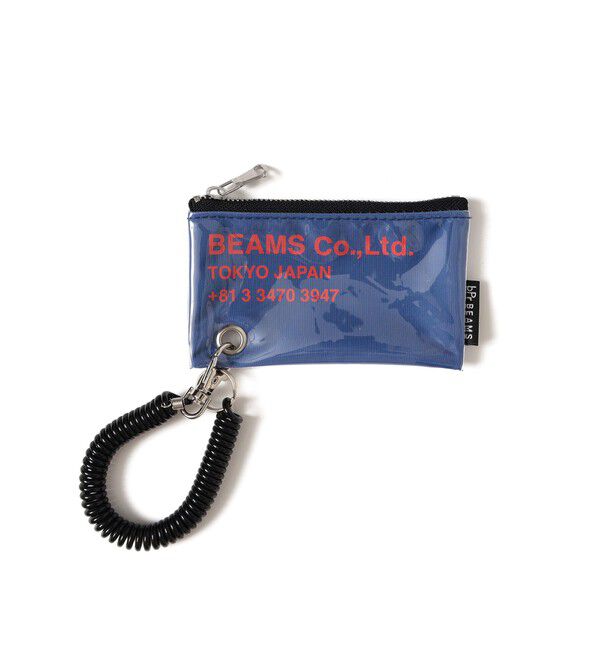 BEAMS「ポリウレタン ロゴ ポーチ XS」|ポーチ|