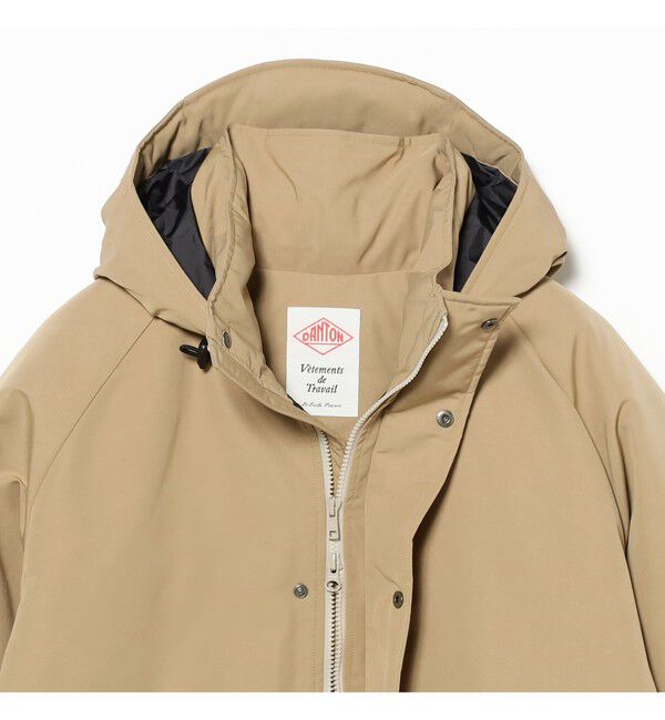 BEAMS「DANTON / ARMY HOODED JACKET」|ブルゾン・スタジャン|