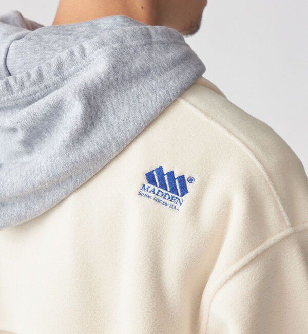 SHIPS「*【SHIPS別注】MADDEN: 2トーン ハーフジップ フリース プルオーバー」|プルオーバー|