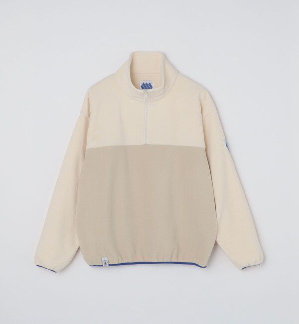 SHIPS「*【SHIPS別注】MADDEN: 2トーン ハーフジップ フリース プルオーバー」|プルオーバー|