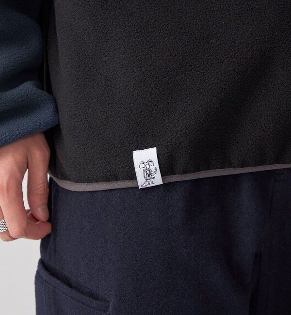 SHIPS「*【SHIPS別注】MADDEN: 2トーン ハーフジップ フリース プルオーバー」|プルオーバー|