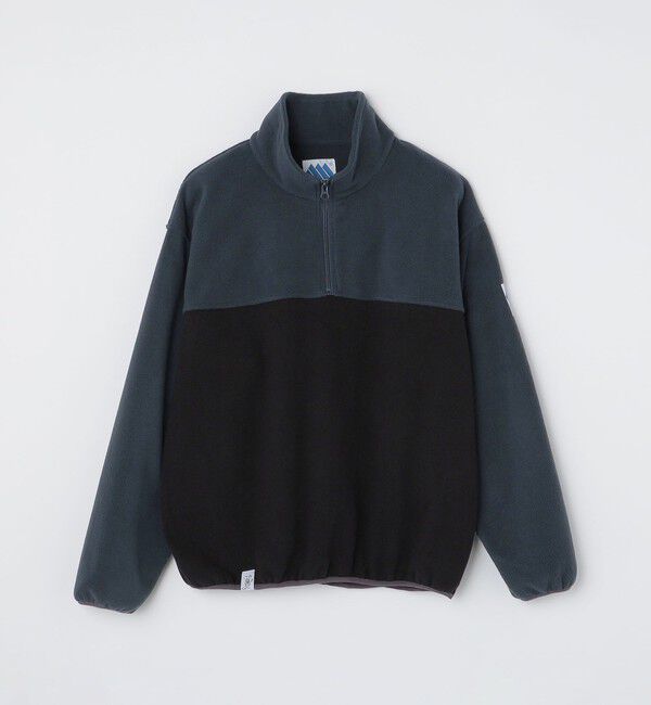 SHIPS「*【SHIPS別注】MADDEN: 2トーン ハーフジップ フリース プルオーバー」|プルオーバー|