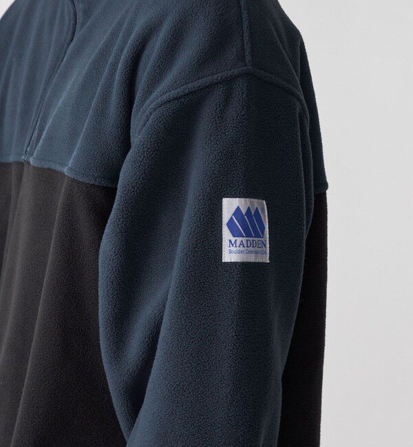 SHIPS「*【SHIPS別注】MADDEN: 2トーン ハーフジップ フリース プルオーバー」|プルオーバー|