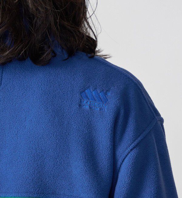 SHIPS「*【SHIPS別注】MADDEN: 2トーン ハーフジップ フリース プルオーバー」|プルオーバー|