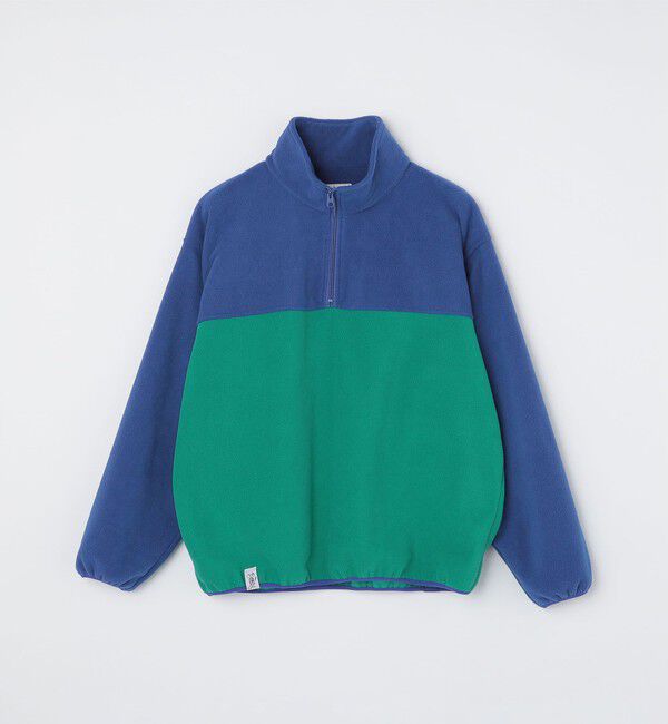 SHIPS「*【SHIPS別注】MADDEN: 2トーン ハーフジップ フリース プルオーバー」|プルオーバー|