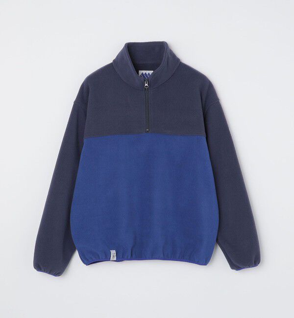 SHIPS「*【SHIPS別注】MADDEN: 2トーン ハーフジップ フリース プルオーバー」|プルオーバー|