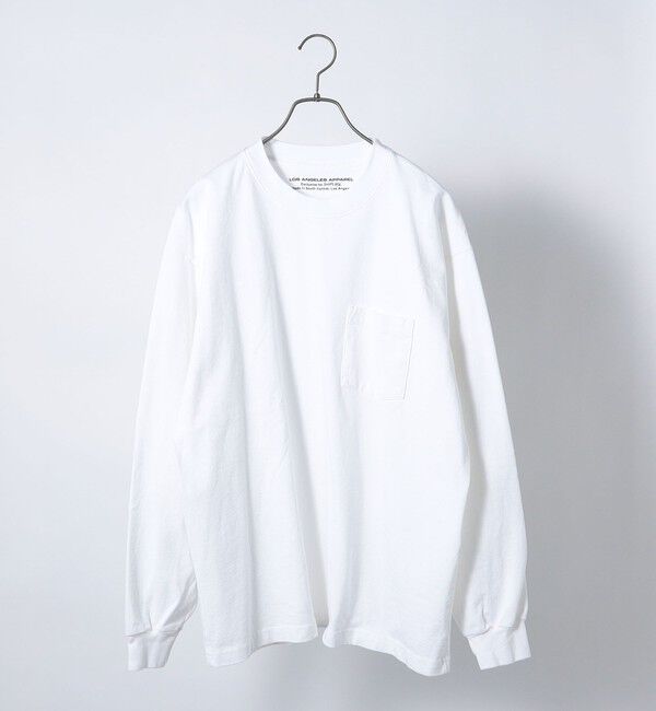 SHIPS any「【SHIPS any別注】LA APPAREL: 8.5oz 長袖 Tシャツ 23SS◇」|Tシャツ・カットソー|