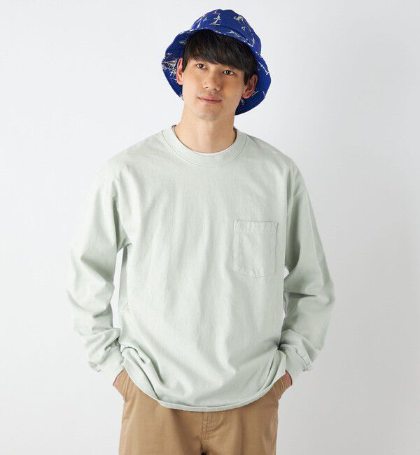 SHIPS any「【SHIPS any別注】LA APPAREL: 8.5oz 長袖 Tシャツ 23SS◇」|Tシャツ・カットソー|ライトグレー