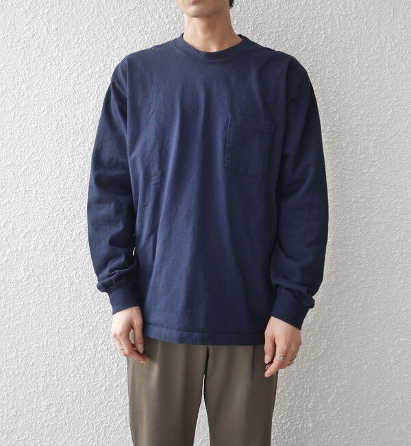 SHIPS any「【SHIPS any別注】LA APPAREL: 8.5oz 長袖 Tシャツ 23SS◇」|Tシャツ・カットソー|