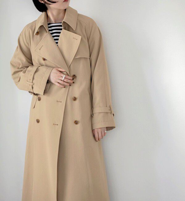 quaranciel「quaranciel:〈洗濯機可能〉ハンサム トレンチ コート」|トレンチコート|