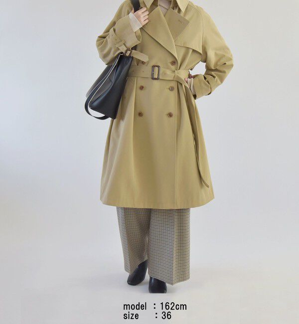 quaranciel「quaranciel:〈洗濯機可能〉ハンサム トレンチ コート」|トレンチコート|