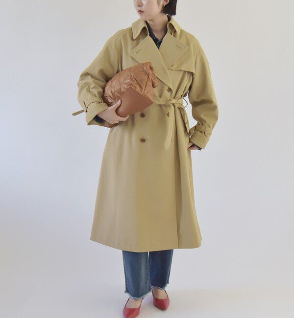 quaranciel「quaranciel:〈洗濯機可能〉ハンサム トレンチ コート」|トレンチコート|
