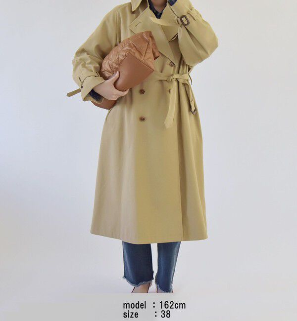 quaranciel「quaranciel:〈洗濯機可能〉ハンサム トレンチ コート」|トレンチコート|