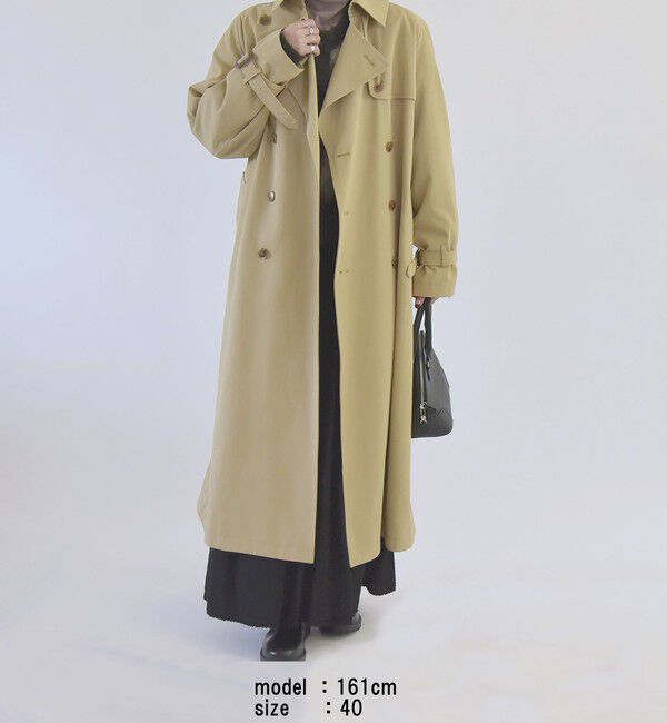 quaranciel「quaranciel:〈洗濯機可能〉ハンサム トレンチ コート」|トレンチコート|
