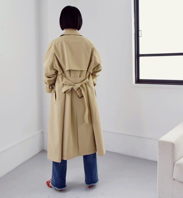quaranciel「quaranciel:〈洗濯機可能〉ハンサム トレンチ コート」|トレンチコート|