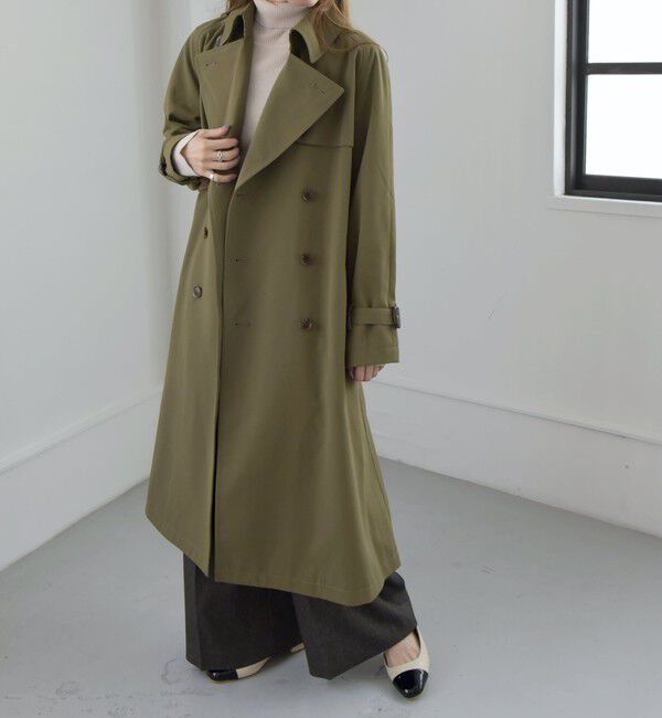 quaranciel「quaranciel:〈洗濯機可能〉ハンサム トレンチ コート」|トレンチコート|