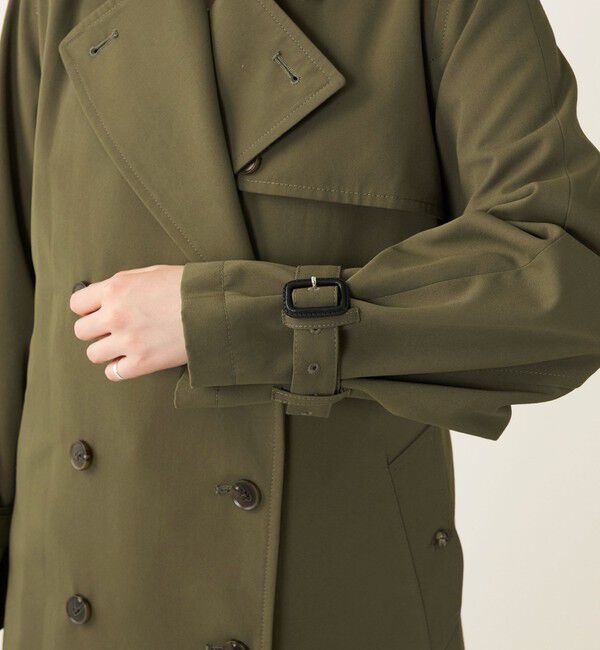 quaranciel「quaranciel:〈洗濯機可能〉ハンサム トレンチ コート」|トレンチコート|