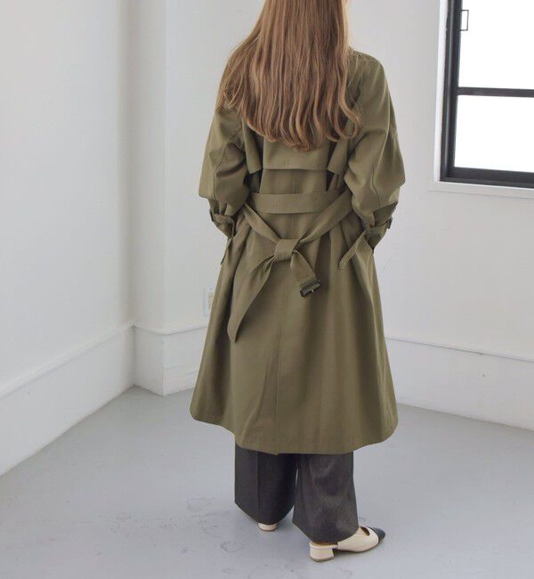 quaranciel「quaranciel:〈洗濯機可能〉ハンサム トレンチ コート」|トレンチコート|