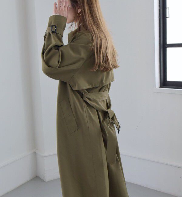 quaranciel「quaranciel:〈洗濯機可能〉ハンサム トレンチ コート」|トレンチコート|