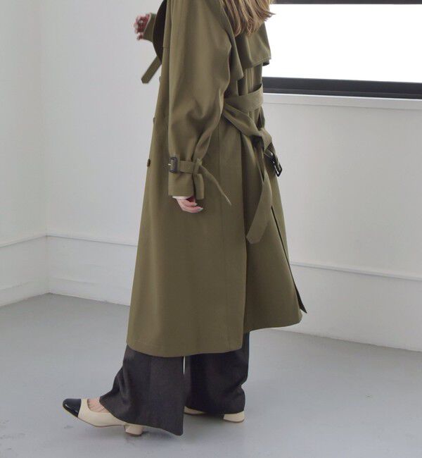 quaranciel「quaranciel:〈洗濯機可能〉ハンサム トレンチ コート」|トレンチコート|