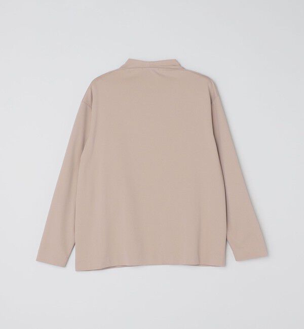 SHIPS「SHIPS: japan quality ツイル ジャージー ノーカラー カーディガン」|カーディガン|