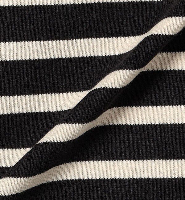 SHIPS for women「SHIPS Primary Navy Label:〈洗濯機可能〉ボリューム ワイド ボーダー プルオーバー」|Tシャツ・カットソー|