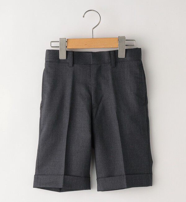SHIPS KIDS「SHIPS KIDS:100～130cm / セレモニー ウール ノープリーツ ハーフ パンツ」|その他|