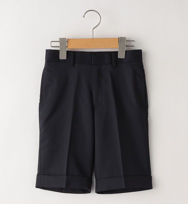 SHIPS KIDS「SHIPS KIDS:100～130cm / セレモニー ウール ノープリーツ ハーフ パンツ」|その他|