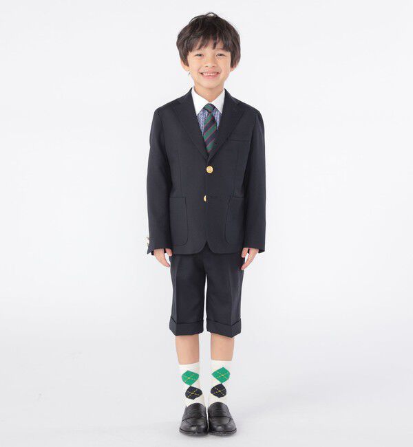 SHIPS KIDS「SHIPS KIDS:100～130cm / セレモニー ウール ノープリーツ ハーフ パンツ」|その他|