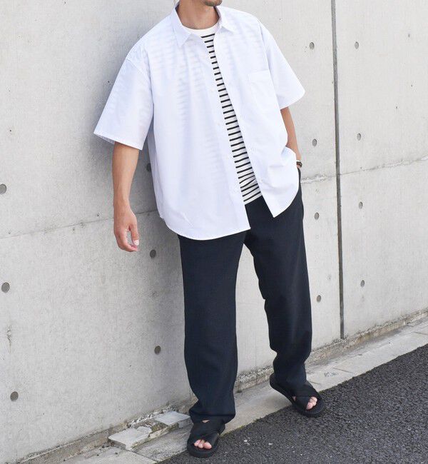 SHIPS any「SHIPS any: オーバーサイズ カラーパレット ハーフスリーブ シャツ◇」|シャツ・ブラウス|